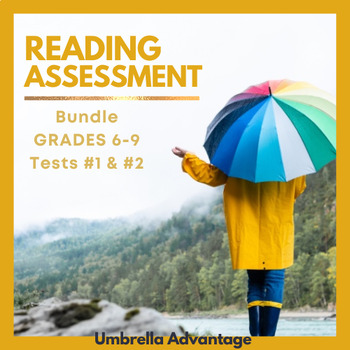 Preview of Bundled ELA Assessment Grades 6-9 Tests #1 & #2