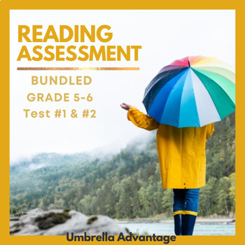 Preview of Bundled ELA Assessments Grade Levels 5-6, Tests #1 & #2