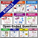 Bundle Yearlong Open-Ended Math Questions (Journals/Do-Now