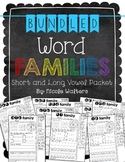 Bundled Short & Long Vowel Word Families – {Interactive Pr