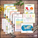 NO PREP Complete Montessori Preschool Bundle Theme: Nature Rocks!