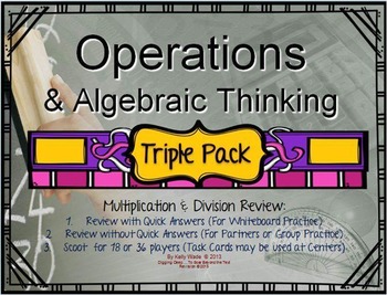 Preview of Bundle: Operations & Algebra in Multiplication & Division