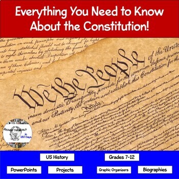 Preview of Bundled Unit: Everything You Need to Know About the Constitution!