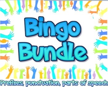 Preview of Bundle: English language arts bingo games
