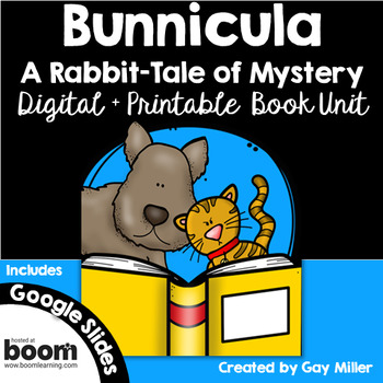 Preview of Bunnicula: A Rabbit-Tale of Mystery [Howe] Digital + Printable Novel Study