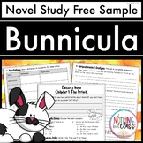 Bunnicula Novel Study FREE Sample | Worksheets and Activities