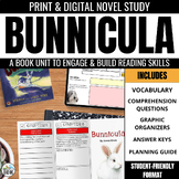 Bunnicula Novel Study: Comprehension Questions & Vocabular