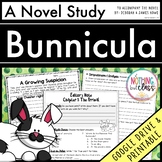 Bunnicula Novel Study Unit | Comprehension Questions with 