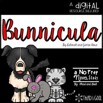 Preview of Bunnicula Novel Study and DIGITAL Resource