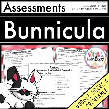 Preview of Bunnicula - Tests | Quizzes | Assessments