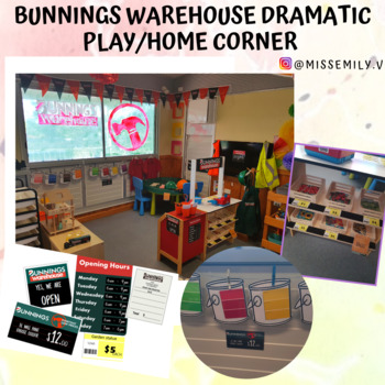 Preview of Bunnings Theme Dramatic Play/Home Corner