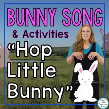 Preview of Bunny Action Adventure Song (Coloring, Games, Movement Activities)