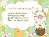 Bunny Bop - an Easter Song for reviewing ta/titi/shh and so/mi