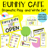 Bunny Cafe Dramatic Play Set for Easter and Spring Pretend Play