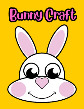 Preview of Bunny Craft | Easter Craft | Spring Activities |  March Bulletin Board Easter