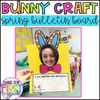 Preview of Bunny Craftivity: Easter Bunny Craft & Spring Bulletin Board
