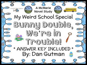 Preview of Bunny Double, We're in Trouble! (Gutman) Novel Study / Comprehension (27 pages)