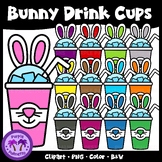 Bunny Drink Cups Clipart