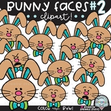 Bunny Faces #2 Clipart {bunny clipart}