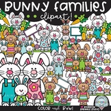 Bunny Families {easter bunny clipart}