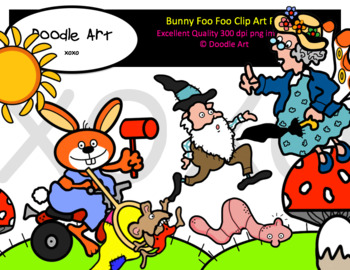 Bunny Foo Foo Clip Art Pack by Clipart For Teachers | TPT