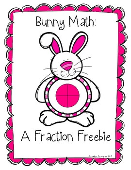 Preview of Bunny Fractions Freebie