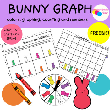 Preview of Bunny Graph and Count for Spring and Easter for Preschool and Kindergarten