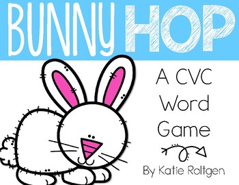 Preview of Bunny Hop CVC Word Game