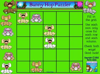 Preview of Bunny Hop Puzzler