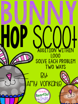 Preview of Bunny Hop Scoot:  Addition within 1,000