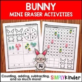 Bunny Mini Eraser Activities