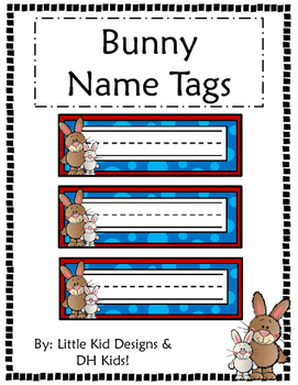 Bunny Name s Printable Name s By Dh Kids Tpt