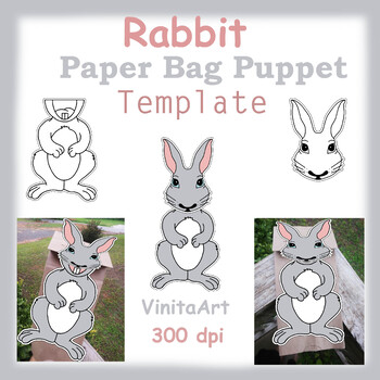 Paper Bag Bunny - Easter Puppet Craft for Kids