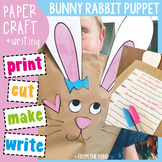 Bunny Rabbit Paper Bag Puppet + Partner Play