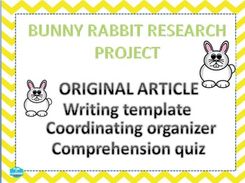 Preview of Bunny Rabbit Research Activity All Inclusive
