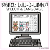 Bunny Speech Therapy DIGITAL Activities - Google Slides™️ 