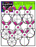 Bunny Spinners {Creative Clips Digital Clipart}