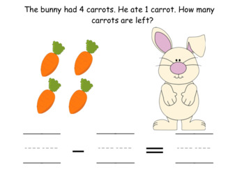 Preview of Bunny Subtraction (Smartboard File)