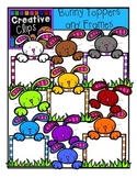 Bunny Toppers and Frames {Creative Clips Digital Clipart}