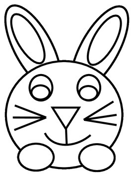 Bunny Writing Template by Sweet Confections of a Teacher | TpT