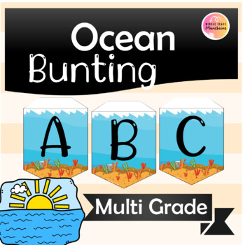 Preview of Ocean Bunting Alphabet