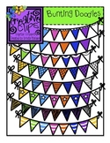 Bunting Banners and Doodles {Creative Clips Digital Clipart}
