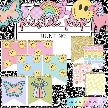 Preview of Bunting Pastel Pop