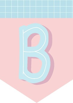 Bunting for a Pastel Themed Classroom by Becky in the Classroom | TPT