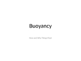 Buoyancy:  Archimedes Principle and Mini-Experiement in Po