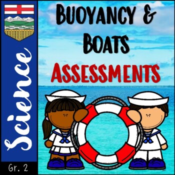 Preview of Alberta Science │ Buoyancy & Boats Assessments {Editable}