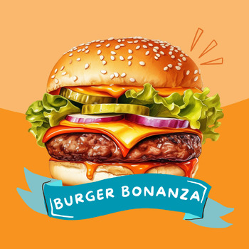 Preview of Burger Bonanza - Build a Burger (Dollars - $)