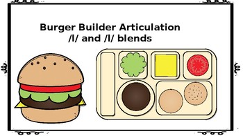 Preview of Burger Flip: /l/ and /l/ blends