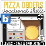 Pizza Orders Drag & Drop Boom Cards