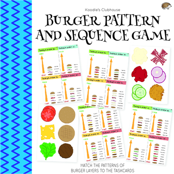 Preview of Burger Pattern and Sequence Game